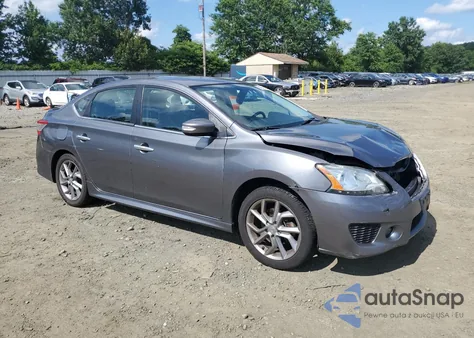 2015 Nissan Sentra S z USA, uszkodzony, nr VIN 3N1AB7AP9FY263110